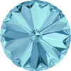 1 Stk. Swarovski Rivoli 1122 SS 39 (8mm) Aquamarine Foiled